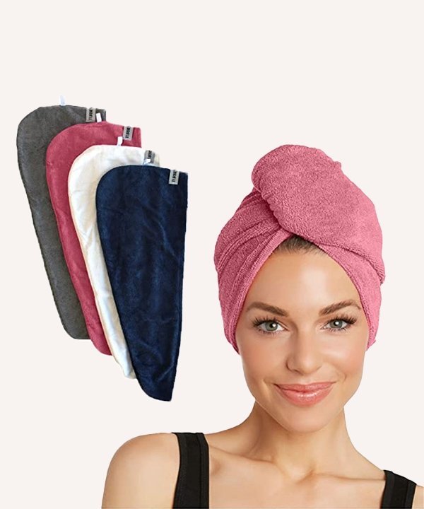 Turbo Twist Towel Hair Towel Wrap For Women