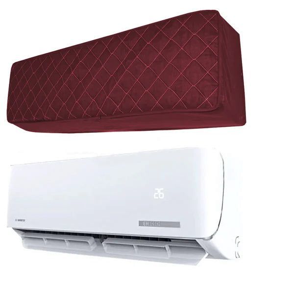 Premium Quilted AC Cover | 1 Ton Indoor & Outdoor Unit Protection | Dust & Weather Resistant