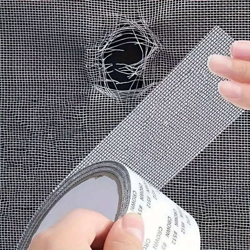 Mesh Roll Tape Window Screen Repair Patch | Keep Mosquitoes Out with Our Anti-Insect, Self-Adhesive Mesh Patch Tape - 2 meter