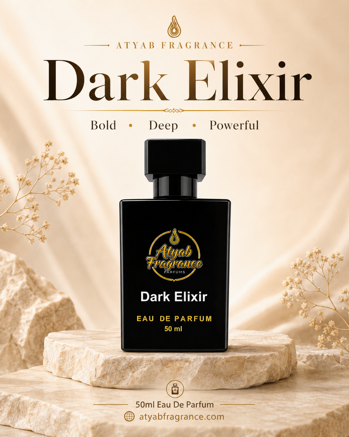 ATYAB Dark Elixir Eau De Parfum (50ml)
