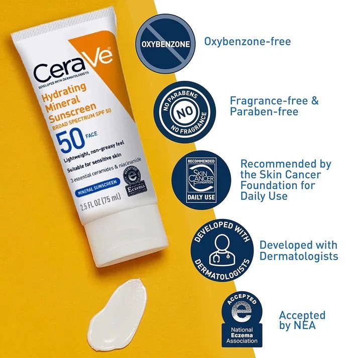 CeraVe 4 in 1 Skincare Kit Night Cream, Sunblock, Cleanser &amp; Serum for Radiant Skin