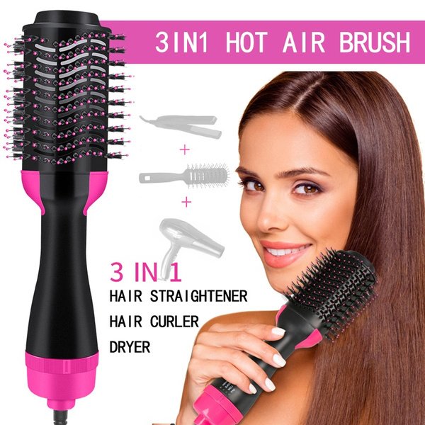 One Step 2 in 1 Hair Dryer &amp; Brush (Dryer + Styler) Brush for Fast Drying, Straightening, Curling