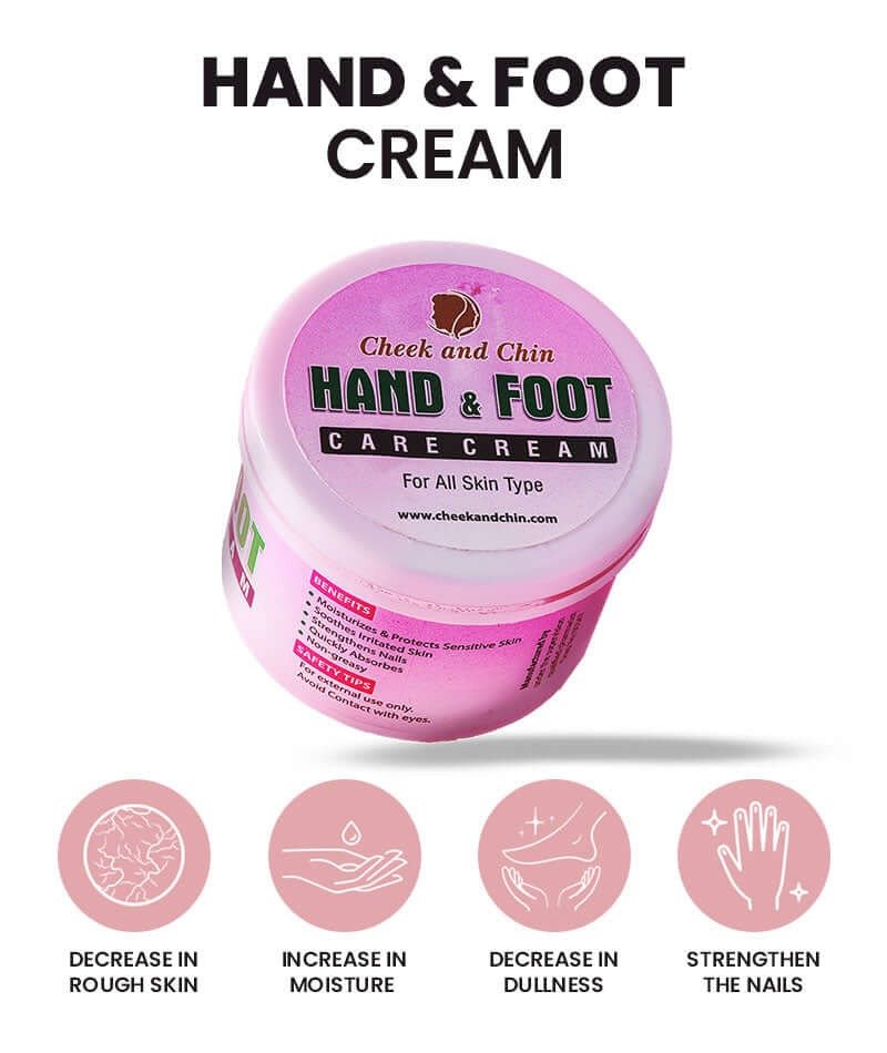 Cheek & Chin Hand & Foot Care Cream | 200g | Nourishing Formula | Effective Moisturizing & Everyday Skin Care