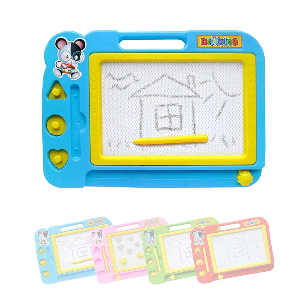 Magnetic Learning Drawing Board for Kids – Erasable Doodle Pad with Pen, Educational Writing &amp; Sketching Toy