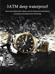 Premium Two-Tone Quartz Watch | Silver & Gold Chain Bracelet Watch for Men & Women