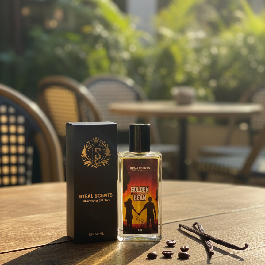 Golden Bean Eau de Parfum | Signature Unisex Fragrance | 50ml | Long-Lasting Scent | Made in Pakistan