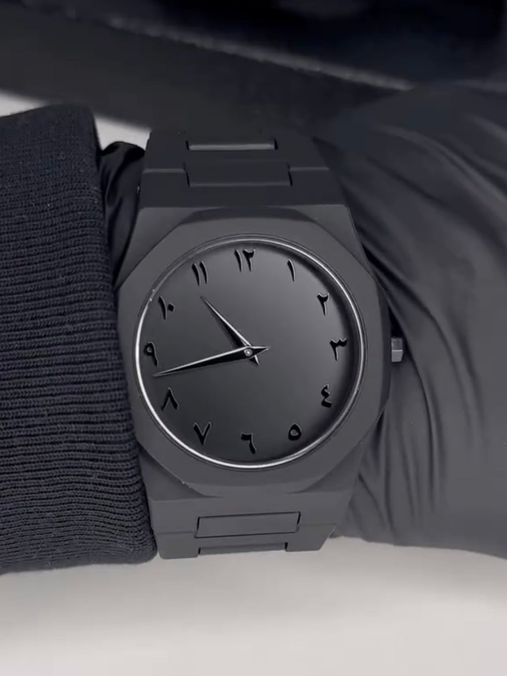 Full BLACK AURA Quartz Watch – Lightweight Design, , Premium Quality &amp; Finish - Best Quality Analog Watch For Boys - Watch For Men | Full Black Color Watch - Without Box