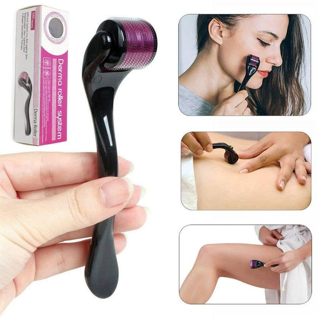 Combo pack Marble Jade Roller WITH STONE   MARBLE  | Ice Roller Facial Massage | Derma Roller [Pack of 3]