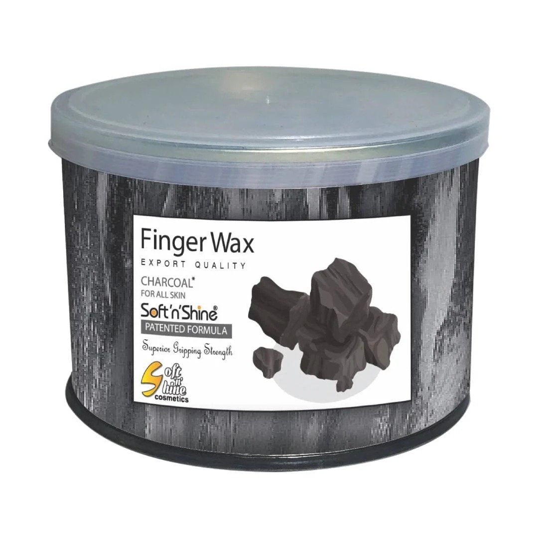 Charcoal Soft N Shine  Finger Wax 225gm