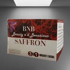 B and B Saffron Whitening Facial Kit 3 in 1 - Urgent Facial &amp; Dead Skin Removal