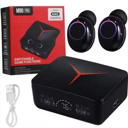M90 Pro TWS Wireless Earbuds | Bluetooth Earphones with LED Display
