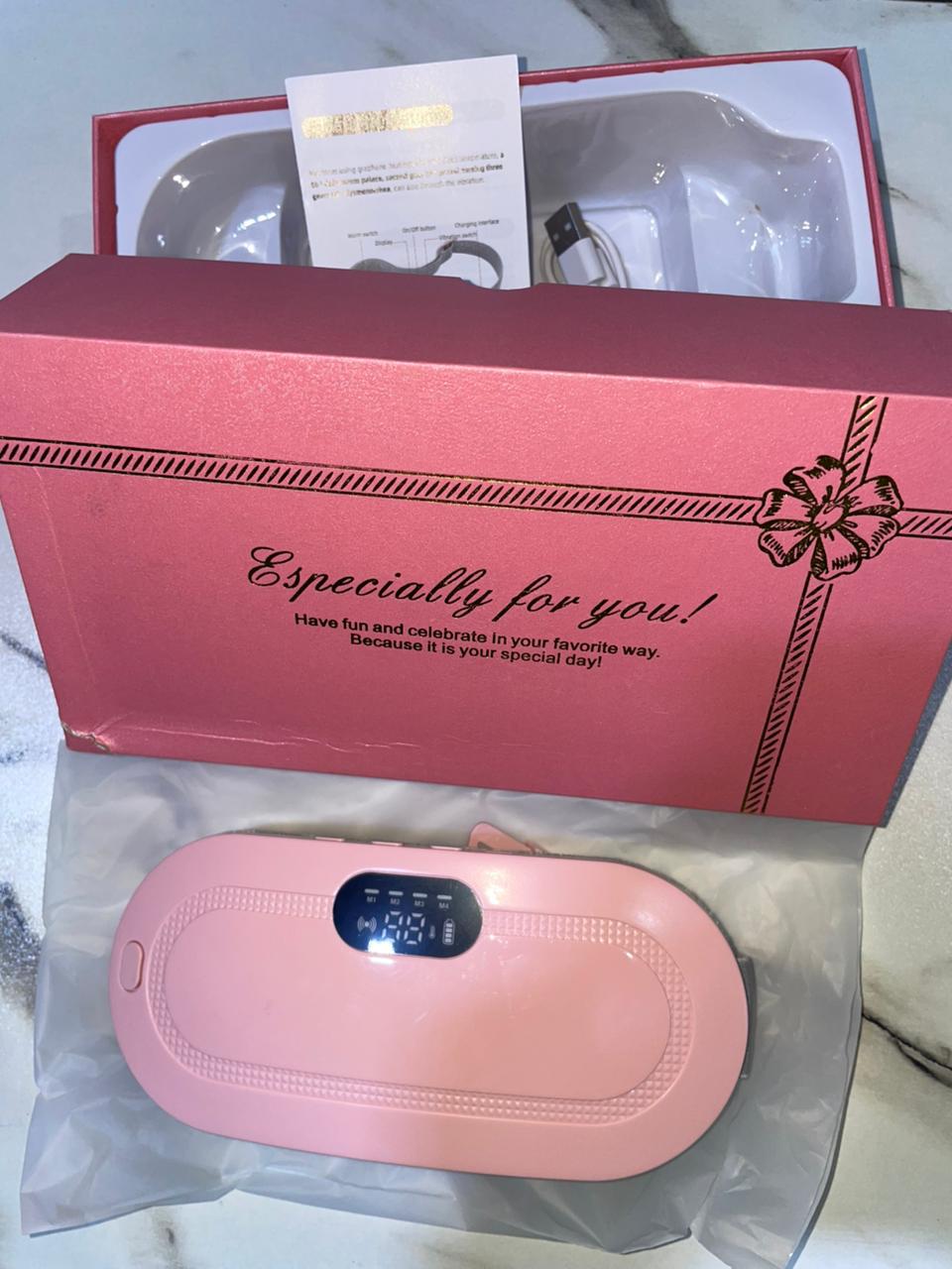 Portable Menstrual Heating Cramp Pad Belt for Women