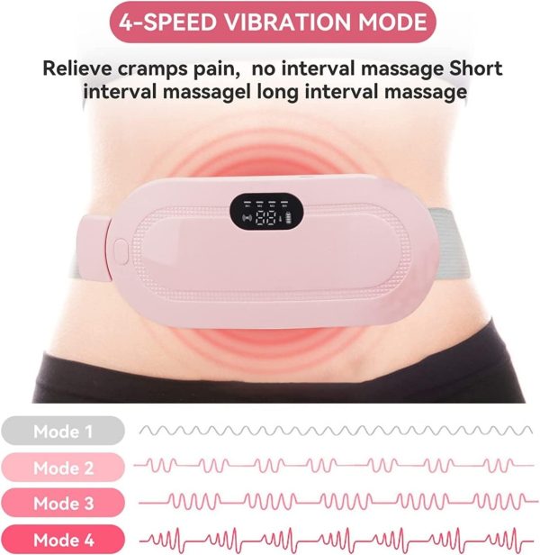 Portable Menstrual Heating Cramp Pad Belt for Women